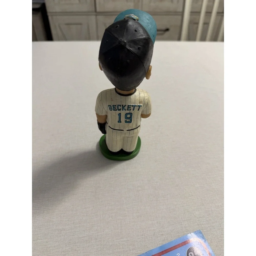 Josh Beckett Bobblehead Portland Sea Dogs MLBPA‎ 2001 + 2018 Program Signed